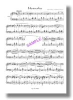 Mazurka Op. 63, No. 3 sample, more solo piano, Chopin sample, Simm Mazurka