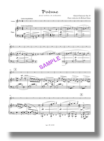 Poème sample, more violin piano, Chausson sample, Simm Poème